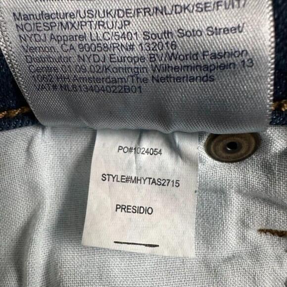 NYDJ Jeans Womens 12 LiftxTuck Technology Ami Skinny Distressed Denim - Picture 10 of 11